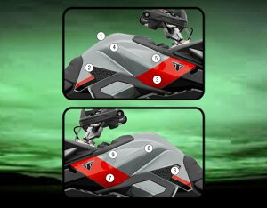 EAZI-GUARD C[W[K[h PPF FULL TANK PROTECTION Tiger 900 GT Pro TRIUMPH gCAt veNVtBEیtB O J[F}bgT[tFX (Ȃ)