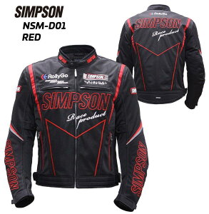 SIMPSON シンプソン NSM-D01 ライダースメッシュジャケット メッシュジャケット ジャケット アパレル