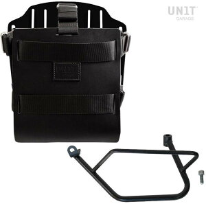 UNIT GARAGE ���j�b�g�K���[�W Unit Garage Carrying system in aluminum with adjustable leather front�C Quick Release System and frame�C Black/Black | U085+U000+1021SX-Black-Black �o�b�O�E�{�b�N�X���t���X�e�[ �ԑ̗p�o�b�O�E