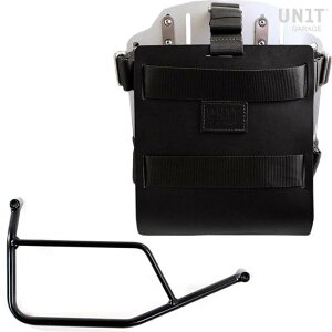 UNIT GARAGE ���j�b�g�K���[�W Unit Garage Carrying system in aluminum with adjustable leather front�C Quick Release System and frame�C Black/Silver | U085+U000+1421-Black-Silver �o�b�O�E�{�b�N�X���t���X�e�[ �ԑ̗p�o�b�O�E