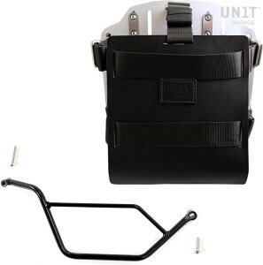 UNIT GARAGE ���j�b�g�K���[�W Unit Garage Carrying system in aluminum with adjustable leather front�C Quick Release System and frame�C Black/Silver | U085+U000+1524DX-Black-Silver �o�b�O�E�{�b�N�X���t���X�e�[ �ԑ̗p�o�b�O�E