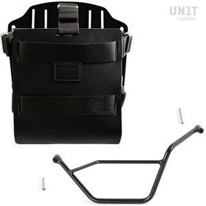 UNIT GARAGE ���j�b�g�K���[�W Unit Garage Carrying system in aluminum with adjustable leather front�C Quick Release System and frame�C Black/Black | U085+U000+1524SX-Black-Black �o�b�O�E�{�b�N�X���t���X�e�[ �ԑ̗p�o�b�O�E