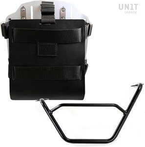 UNIT GARAGE ���j�b�g�K���[�W Unit Garage Carrying system in aluminum with adjustable leather front�C Quick Release System and frame�C Black/Silver | U085+U000+1901SX-Black-Silver �o�b�O�E�{�b�N�X���t���X�e�[ �ԑ̗p�o�b�O�E