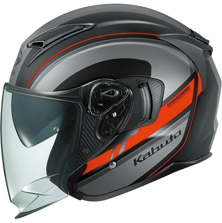 EXCEED-2 （l) kabuto グレー 美品 ジェットヘルメット（カブト  