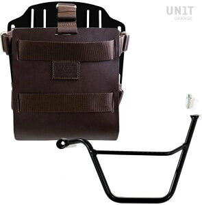 UNIT GARAGE ���j�b�g�K���[�W Unit Garage Carrying system in aluminum with adjustable leather front�C Quick Release System and frame (2001-2016)�C Brown/Black | U085+U000+1005SX-Brown-Black �o�b�O�E�{�b�N�X���t���X�e�[ �ԑ̗p