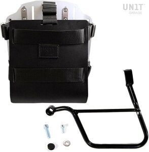 UNIT GARAGE ���j�b�g�K���[�W Unit Garage Carrying system in aluminum with adjustable leather front�C Quick Release System and frame (2016 until now)�C Black/Silver | U085+U000+1013SX-Black-Silver �o�b�O�E�{�b�N�X���t���X�e�[ ��