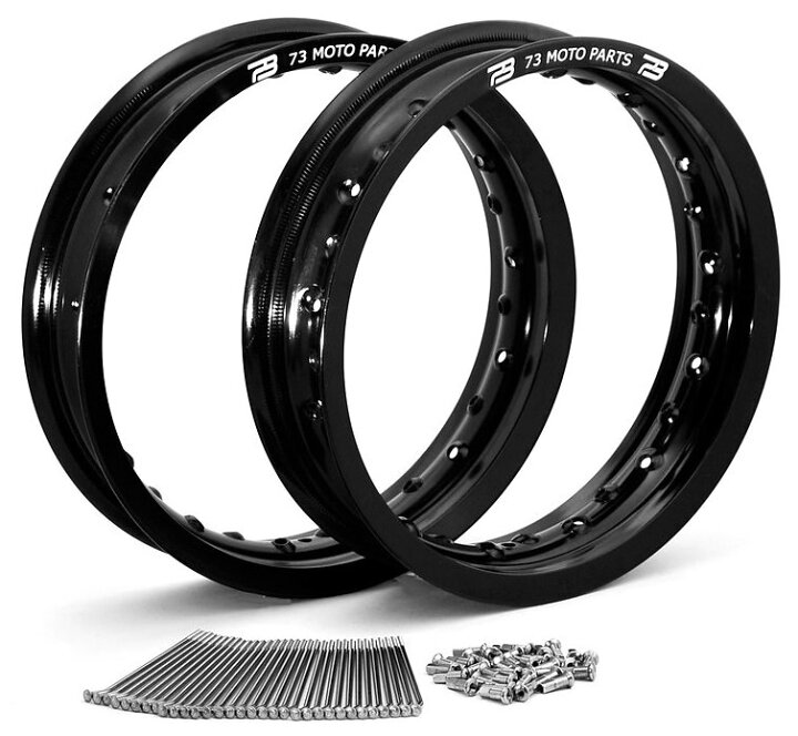 楽天市場】73 Moto Parts カワサキ KX65 12インチ ミニモト前後 