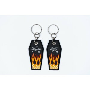 Metalize Productions ���^���C�Y�v���_�N�V�����Y Burn It Down Flame Weave �L�[�{�^�� �L�[�z���_�[ �o�C�N�֘A�O�b�Y