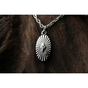 Metalize Productions ���^���C�Y�v���_�N�V�����Y M Oval Stainless Steel �l�b�N���X �����i�E�A�N�Z�T���[ �o�C�N�֘A�O�b�Y