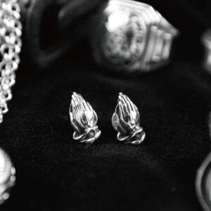 Metalize Productions ���^���C�Y�v���_�N�V�����Y 925 Sterling Silver Prayer Hand �s�A�X �����i�E�A�N�Z�T���[ �o�C�N�֘A�O�b�Y