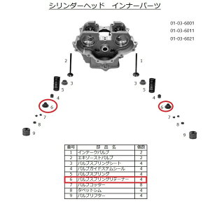 SP SP^PK VALVE SPRING RETAIMER (DOHC Head^4) L[ S BAJA HONDA z_ ̑GWp[cIvVECi GWp[c GW