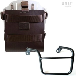 UNIT GARAGE ���j�b�g�K���[�W Unit Garage Carrying system in aluminum with adjustable leather front�C Quick Release System and frame�C Brown/Silver | U085+U000+2600SX-Brown-Silver �o�b�O�E�{�b�N�X���t���X�e�[ �ԑ̗p�o�b�O�E