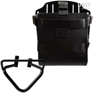 UNIT GARAGE ���j�b�g�K���[�W Unit Garage Carrying system in aluminum with adjustable leather front�C Quick Release System and frame (2020 until now)�C Black/Black | U085+U000+3003DX-Black-Black �o�b�O�E�{�b�N�X���t���X�e�[ �ԑ�