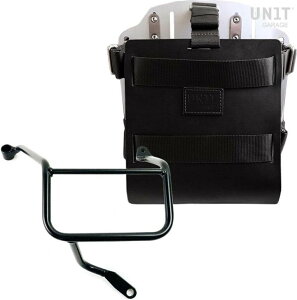 UNIT GARAGE ���j�b�g�K���[�W Unit Garage Carrying system in aluminum with adjustable leather front�C Quick Release System and frame�C Black/Silver | U085+U000+3208DX-Black-Silver �o�b�O�E�{�b�N�X���t���X�e�[ �ԑ̗p�o�b�O�E