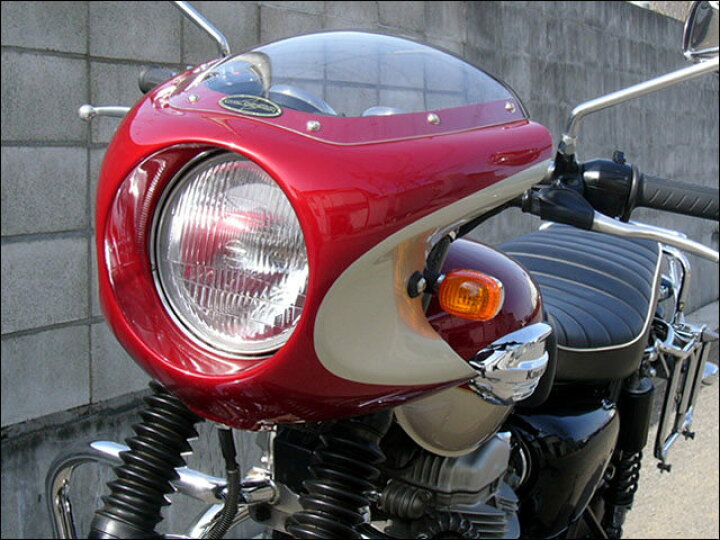 楽天市場】CHIC DESIGN シックデザイン ミニロケットカウル W400 W650 