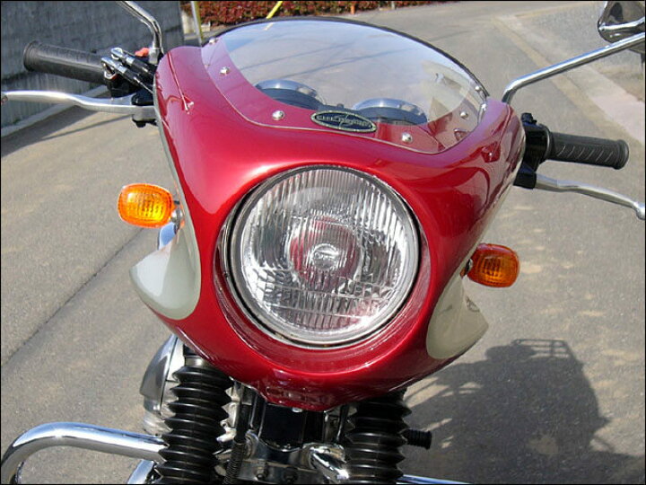 楽天市場】CHIC DESIGN シックデザイン ミニロケットカウル W400 W650 