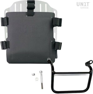 UNIT GARAGE ���j�b�g�K���[�W Unit Garage Aluminum bag holder with adjustable front in Hypalon and Quick Release System + subframe�C Silver | UG007+U000+1019SX-Silver �T�C�h�o�b�O �ԑ̗p�o�b�O�E�P�[�X