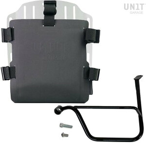 UNIT GARAGE ���j�b�g�K���[�W Unit Garage Aluminum bag holder with adjustable front in Hypalon and Quick Release System + subframe�C Silver | UG007+U000+1020SX-Silver �T�C�h�o�b�O �ԑ̗p�o�b�O�E�P�[�X