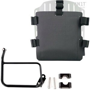 UNIT GARAGE ���j�b�g�K���[�W Unit Garage Aluminum bag holder with adjustable front in Hypalon and Quick Release System + subframe�C Silver | UG007+U000+1229-Silver �T�C�h�o�b�O �ԑ̗p�o�b�O�E�P�[�X