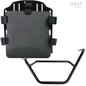 UNIT GARAGE ���j�b�g�K���[�W Unit Garage Aluminum bag holder with adjustable front in Hypalon and Quick Release System + subframe�C Black | UG007+U000+1901SX-Black �T�C�h�o�b�O �ԑ̗p�o�b�O�E�P�[�X