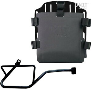 UNIT GARAGE ���j�b�g�K���[�W Unit Garage Aluminum bag holder with adjustable front in Hypalon and Quick Release System + subframe�C Black | UG007+U000+2216DX-Black �T�C�h�o�b�O �ԑ̗p�o�b�O�E�P�[�X