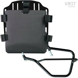UNIT GARAGE ���j�b�g�K���[�W Unit Garage Aluminum bag holder with adjustable front in Hypalon and Quick Release System + subframe�C Black | UG007+U000+2504SX-Black �T�C�h�o�b�O �ԑ̗p�o�b�O�E�P�[�X