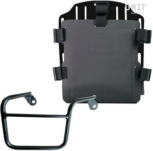 UNIT GARAGE ���j�b�g�K���[�W Unit Garage Aluminum bag holder with adjustable front in Hypalon and Quick Release System + subframe�C Black | UG007+U000+2600DX-Black �T�C�h�o�b�O �ԑ̗p�o�b�O�E�P�[�X