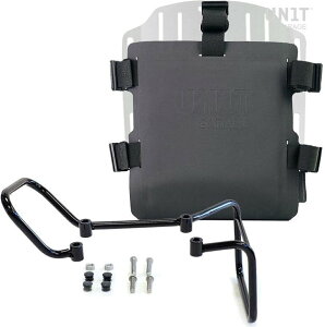 UNIT GARAGE ���j�b�g�K���[�W Unit Garage Aluminum bag holder with adjustable front in Hypalon and Quick Release System + subframe (2017-2019)�C Silver | UG007+U000+3000-Silver �T�C�h�o�b�O �ԑ̗p�o�b�O�E�P�[�X