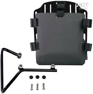 UNIT GARAGE ���j�b�g�K���[�W Unit Garage Aluminum bag holder with adjustable front in Hypalon and Quick Release System + Svartpilen 701 subframe�C Black | UG007+U000+3002-Black �T�C�h�o�b�O �ԑ̗p�o�b�O�E�P�[�X