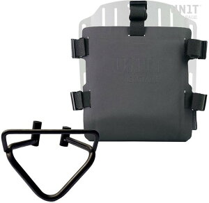 UNIT GARAGE ���j�b�g�K���[�W Unit Garage Aluminum bag holder with adjustable front in Hypalon and Quick Release System + subframe (2020 until now)�C Silver | UG007+U000+3003DX-Silver �T�C�h�o�b�O �ԑ̗p�o�b�O�E�P�[�X