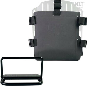 UNIT GARAGE ���j�b�g�K���[�W Unit Garage Aluminum bag holder with adjustable front in Hypalon and Quick Release System + subframe�C Silver | UG007+U000+3800-Silver �T�C�h�o�b�O �ԑ̗p�o�b�O�E�P�[�X