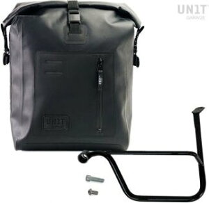 UNIT GARAGE ���j�b�g�K���[�W Unit Garage Khali side pannier in TPU + Left Subframe Triumph Thruxton & R 1200 (2016 until now) | UG001+1020SX THRUXTON 1200R TRIUMPH �g���C�A���t �T�C�h�o�b�O �ԑ̗p�o�b�O�E�P�[�X