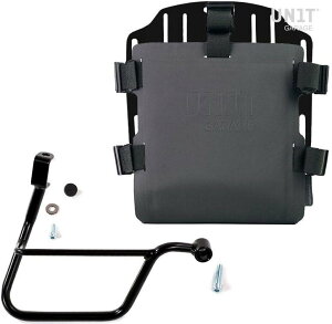 UNIT GARAGE ���j�b�g�K���[�W Unit Garage Aluminum bag holder with adjustable front in Hypalon and Quick Release System + subframe�C Black | UG007+U000+1011DX-Black �T�C�h�o�b�O �ԑ̗p�o�b�O�E�P�[�X