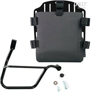 UNIT GARAGE ���j�b�g�K���[�W Unit Garage Aluminum bag holder with adjustable front in Hypalon and Quick Release System + subframe�C Black | UG007+U000+1013DX-Black �T�C�h�o�b�O �ԑ̗p�o�b�O�E�P�[�X