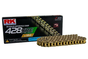 RK JAPAN RK�W���p�� 428XRE ED.GOLD �y�J�V��(CLF)�W���C���g�t���z HONDA �z���_ YAMAHA ���}�n SUZUKI �X�Y�L KAWASAKI �J���T�L �`�F�[�� �쓮�n �����N���F138L