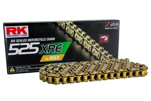 RK JAPAN RK�W���p�� 525XRE ED.GOLD �y�J�V��(CLF)�W���C���g�t���z HONDA �z���_ SUZUKI �X�Y�L TRIUMPH �g���C�A���t DUCATI �h�D�J�e�B YAMAHA ���}�n KAWASAKI �J���T�L �`�F�[�� �쓮�n �����N���F138L