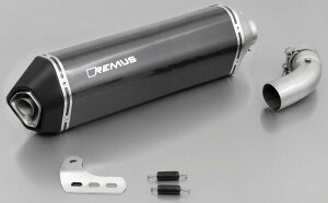 REMUS �����X Okami�CRacing Slip On System With Removable Sound Insert�CCarbon�CWithout EC Homologation �X���b�v�I���}�t���[ �}�t���[