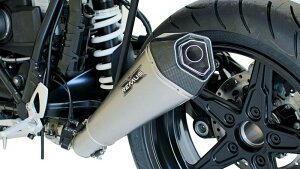 REMUS �����X Hypercone�CSlip On Muffler With Connecting Tube Low To Mount Sozius Footpegs�CTitanium�CEC Homologation �X���b�v�I���}�t���[ �}�t���[