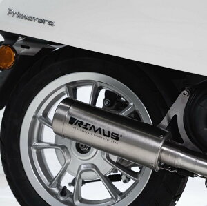 REMUS �����X Slip-On Mesh�CStainless Brushed�CWith Removable Sound Insert�CHeader Without Catalytic Converter�CNo Ece Type Approval �X���b�v�I���}�t���[ �}�t���[