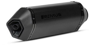 REMUS �����X Slip-On Notte With Removable Sound Insert�CStainless Black�CHeader Catalytic Converter�CIncl. EC Type Approval �t���G�L�]�[�X�g�}�t���[ �}�t���[