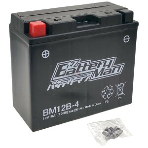 Battery Man �o�b�e���[�}�� �o�b�e���[ BM12B-4(YT12B-BS�AGT12B-4 �݊�)(�t���[�d�ς�) YAMAHA ���}�n KAWASAKI �J���T�L DUCATI �h�D�J�e�B ���n�o�b�e���[ �o�b�e���[�֘A