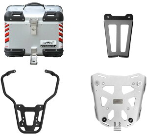 LOBOO ���u�[ TIBET�V���[�Y 36L �g�b�v�P�[�X ���b�N/�v���[�g�t�� VESPA150 GTS 300 Vespa �x�X�p �g�b�v�P�[�X�E�e�[���{�b�N�X �ԑ̗p�o�b�O�E�P�[�X �J���[�F�V���o�[�P�[�X�{�u���b�N���b�N