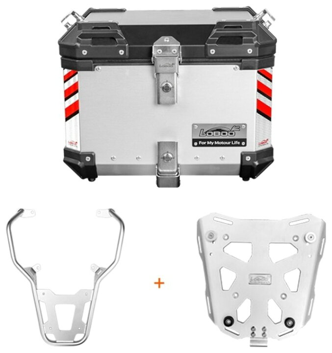 楽天市場】LOBOO PIKE TRACKERシリーズ 45L トップケース ラック付き 