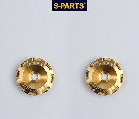 S-PARTS エスパーツ SHOEI GLAMSTER チタンナムワッシャーセット その他ヘルメットオプション・補修部品 ヘルメット