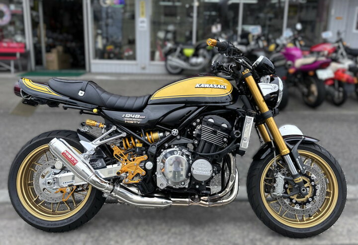 楽天市場】MISTY ミスティ Z900RS スリップオンモナカマフラー 