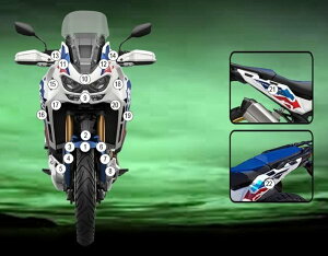 EAZI-GUARD �C�[�W�[�K�[�h �Ԏ�ʃX�g�[���`�b�v�v���e�N�V�����t�B���� AFRICA TWIN ADVENTURE SPORT HONDA �z���_ �v���e�N�V�����t�B�����E�ی�t�B���� �O�� �J���[�F�}�b�g�T�[�t�F�X (���Ȃ�)