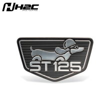 H2C エイチツーシー アンダーシート ソフトエンブレム DAX DAX125 HONDA ホンダ エンブレム 外装