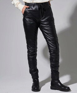 KADOYA Jh LEATHER JOGGER-Lady [KfS LEATHERKfS PRODUCT] U[pc pcE{gX Ap