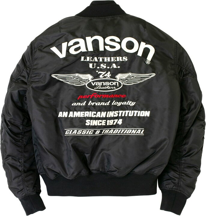 楽天市場】VANSON バンソン MA-1ジャケット : ウェビック 楽天市場店