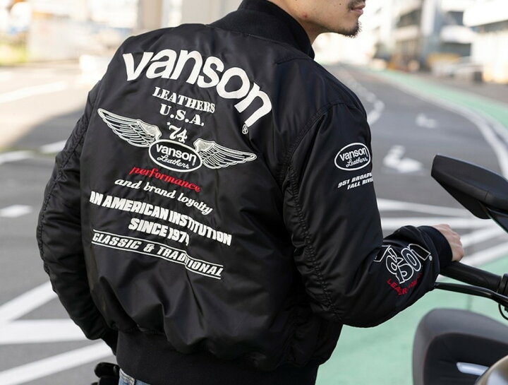 楽天市場】VANSON バンソン MA-1ジャケット ウインタージャケット  